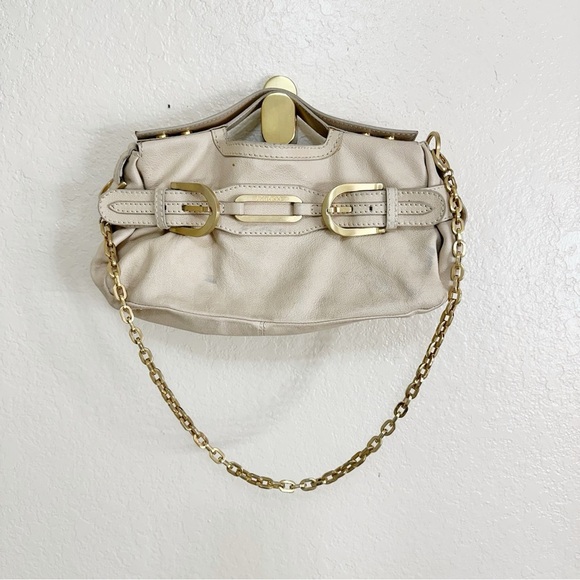 Authentic JIMMY CHOO CHAINLINK LEATHER THELMA BAG - Picture 6 of 12